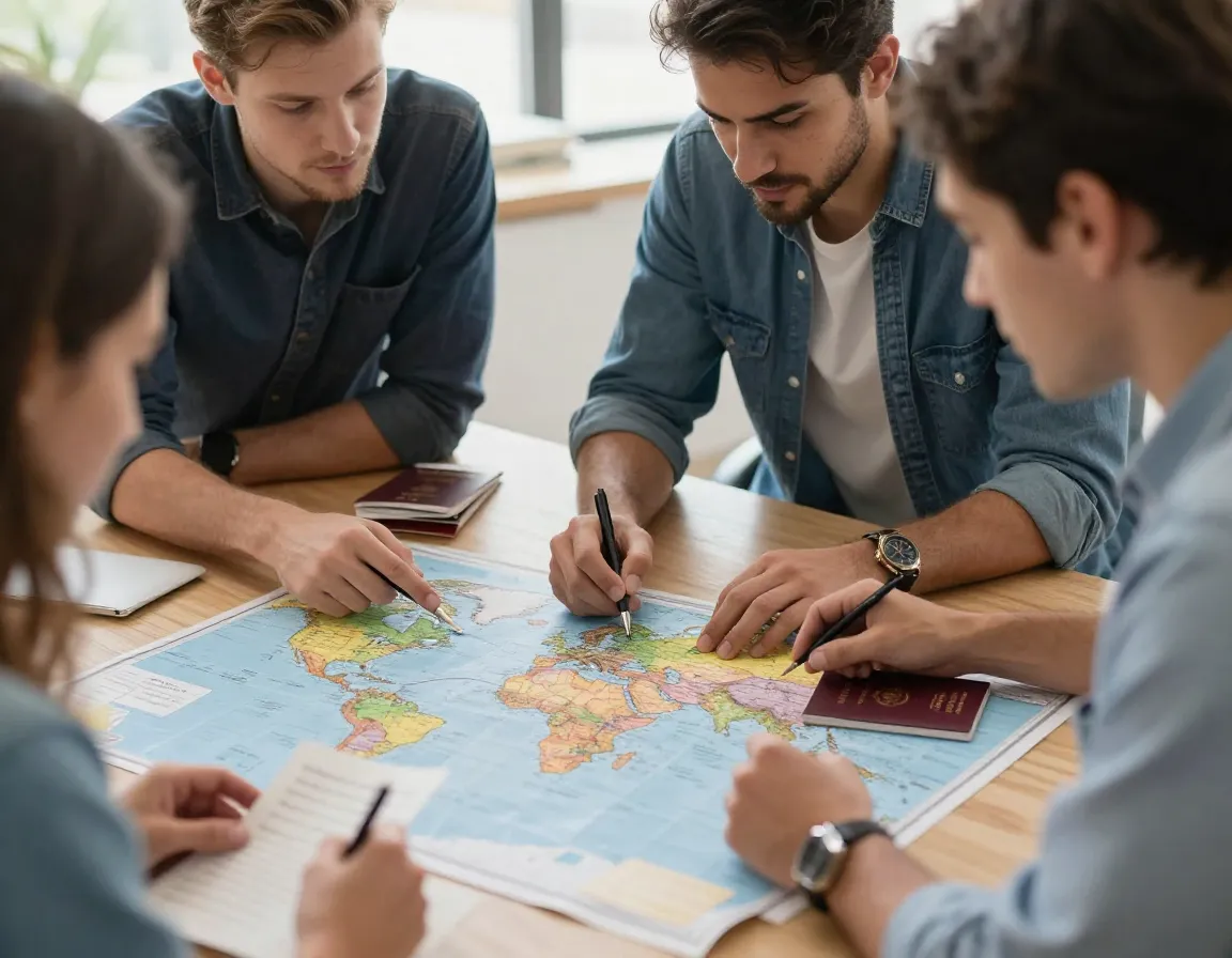 Travel Planning Team - Consultants working on itineraries